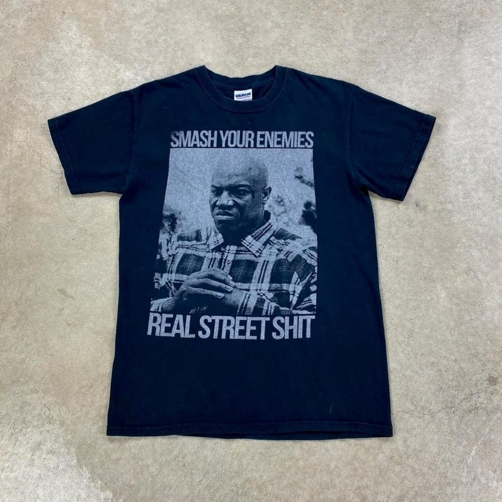 Vintage Smashโ Your Enemies Shirt Size Small Black Real Street Sh*t Gangster